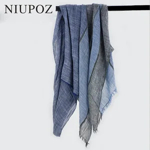 Шарф женский и мужской, зимний, черный, мягкий, унисекс, длинный шарф с запахом, большой размер 80*205 см M199