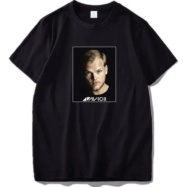 AVICII печатная Мужская футболка-Графический Дом Музыка танец EDM DJ электро