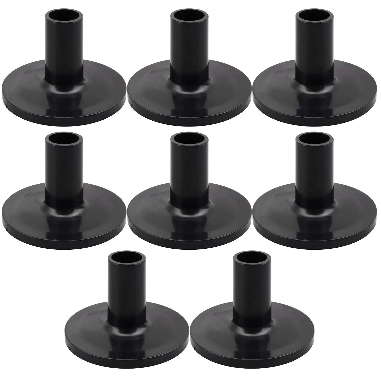 SEWS-8Pcs Cymbal Sleeves 8PCS 37x26mm Black Drum Replacement for Shelf Kit | Спорт и развлечения