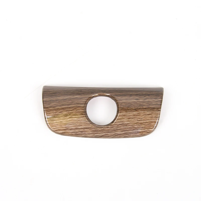 grain of wood MOPAI ABS аксессуары для салона автомобиля подлокотник коробка замок декоративная крышка Накладка наклейки для Jeep Wrangler JK 2011 Up автомобильный Стайлинг - Название цвета: grain of wood