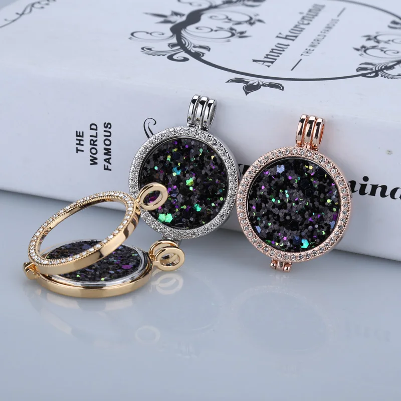 1 шт новый цвет my 33 мм Монеты Кулон для 35 монета держатель ожерелье кристалл