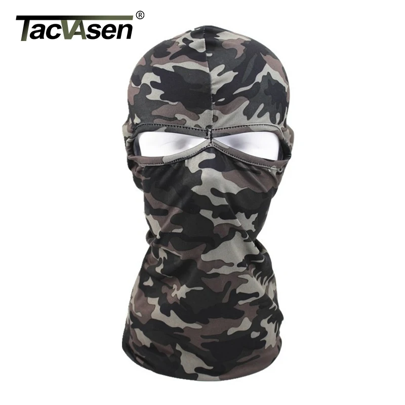 TACVASEN, летняя камуфляжная Балаклава, капюшон, головной убор, военный тактический шлем, маска для лица, для похода, рыбы, мотоцикла, маски для лица, страйкбол