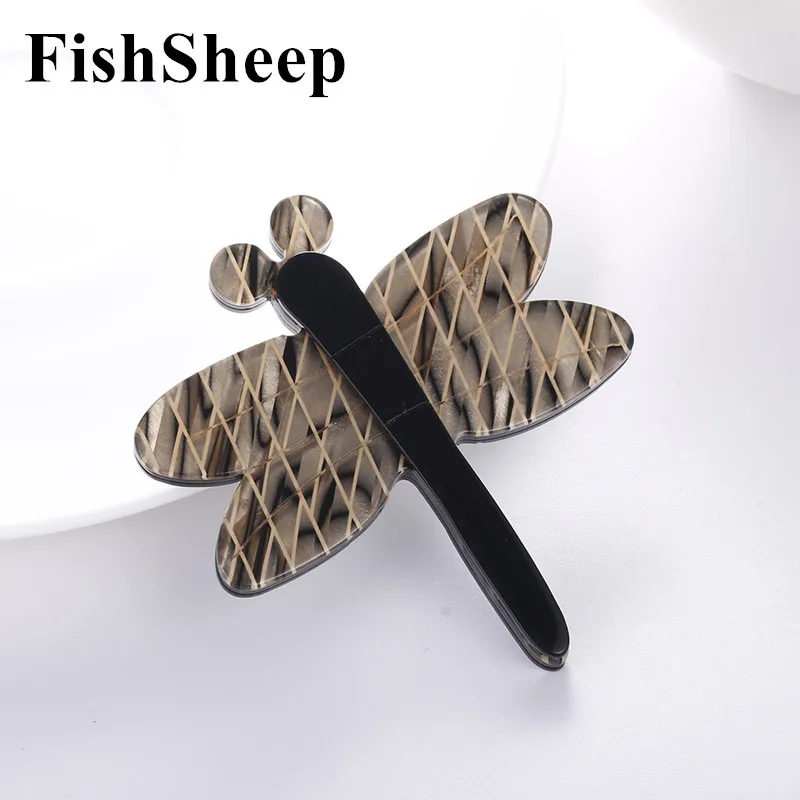FishSheep, большая акриловая брошь, натуральное животное, бабочка, ювелирные броши для женщин, большая смола, Креативные аксессуары для одежды, подарок