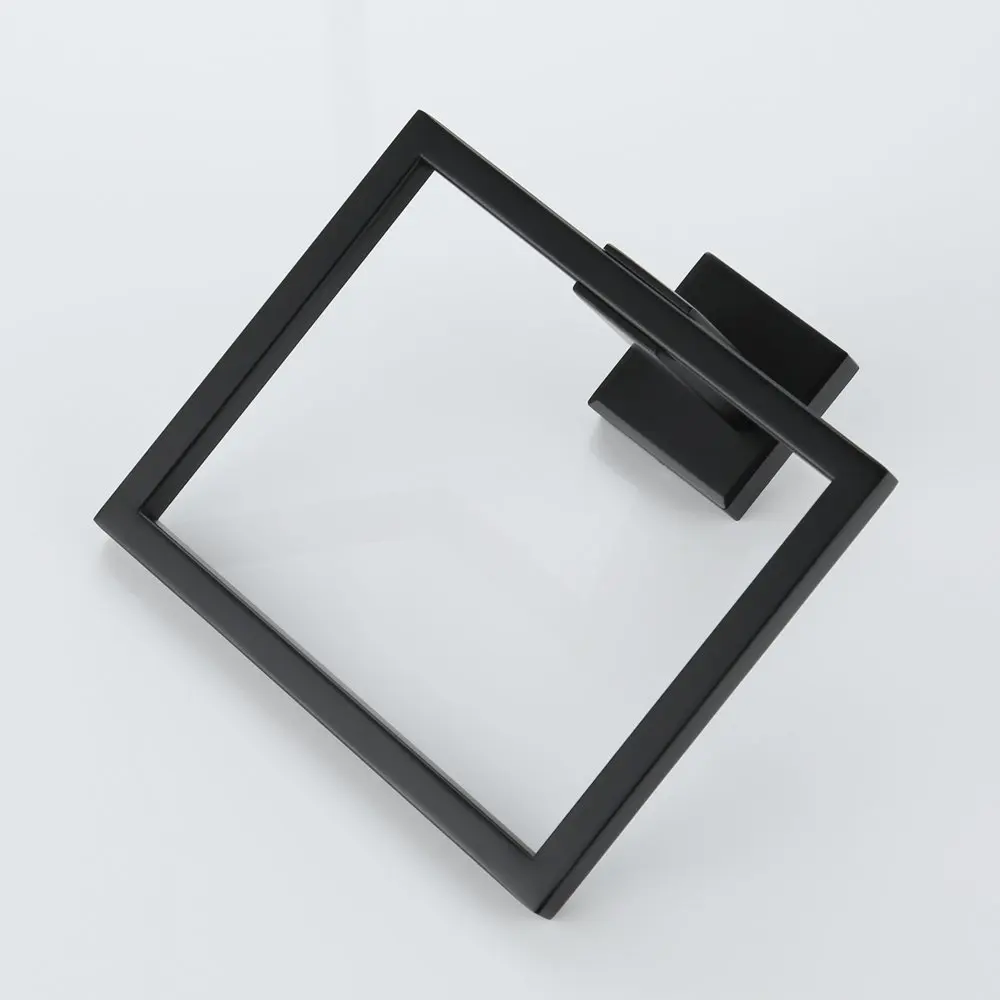 Черное настенное крепление из нержавеющей стали комплект аксессуаров для ванной