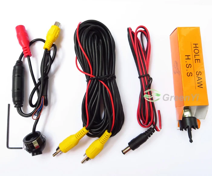 Бесплатная доставка Мини Водонепроницаемая Автомобильная камера заднего вида CCD