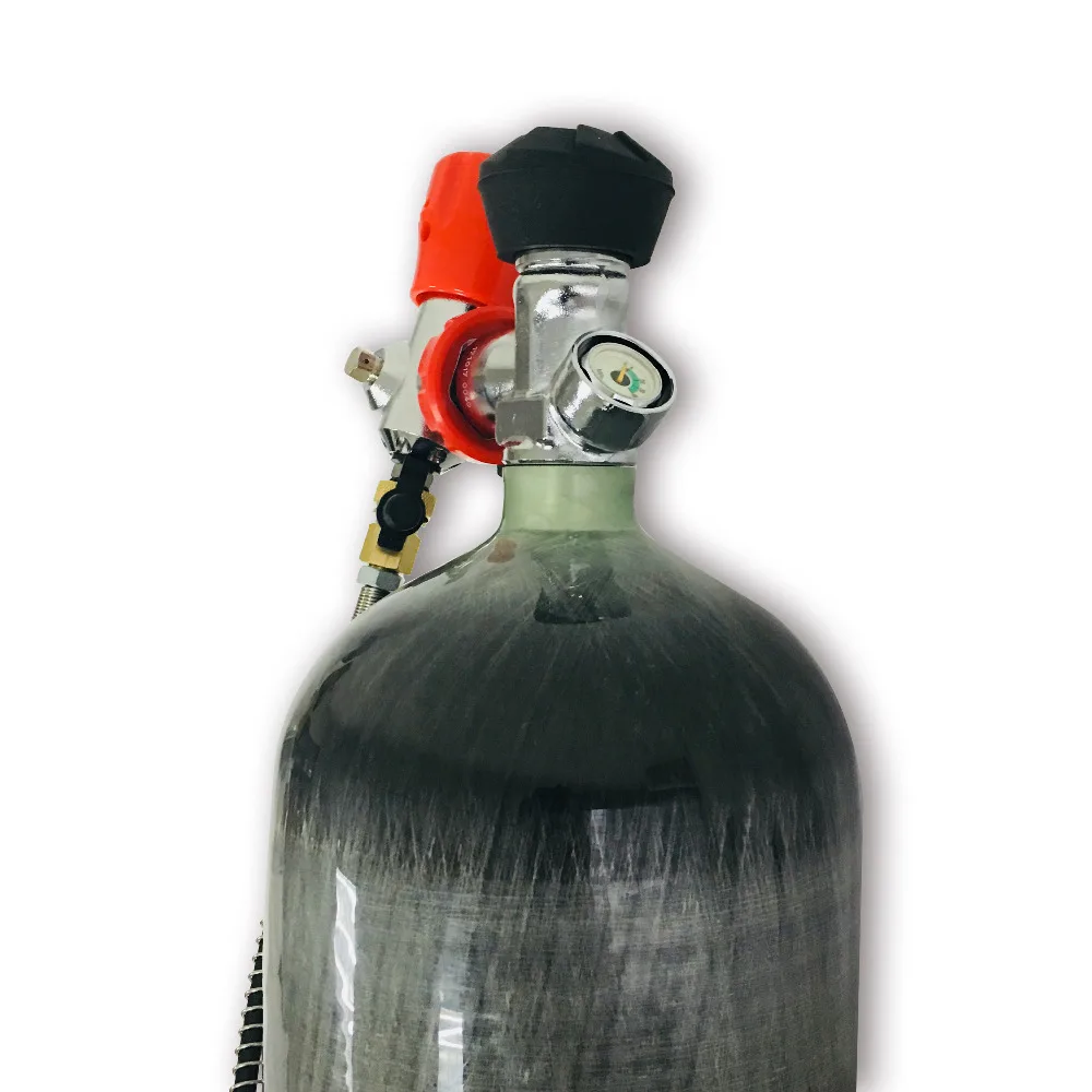 AC168301 6.8L Compressed Air Tank With PCP Condor Valve For Scuba Diving Cylinder and Air Rifle To Hunting/underwater Speargun