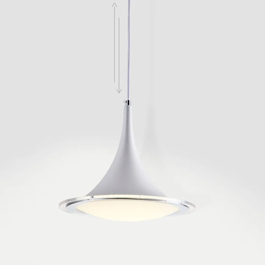 Современные светодиодные подвесные лампы для столовой светильники 12 Вт 18 форма