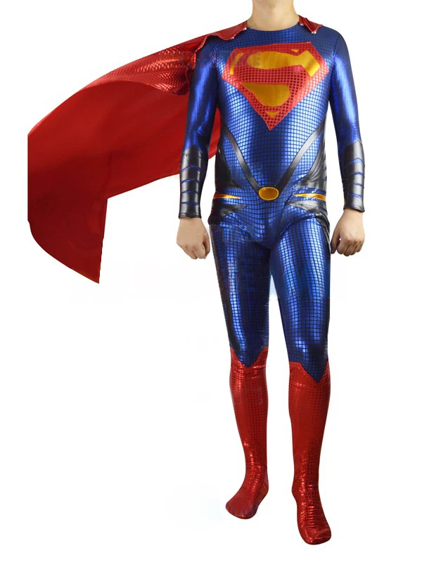 DC Comics Супер Герои 2014 Новый супергерой Супермен костюм зентай костюмы на