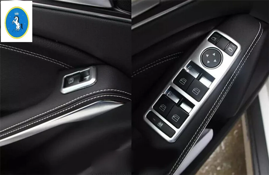 Аксессуары для Mercedes Benz CLA W117 / GLA 200 220 X156 2014 2018 Внутренний дверной подлокотник окно
