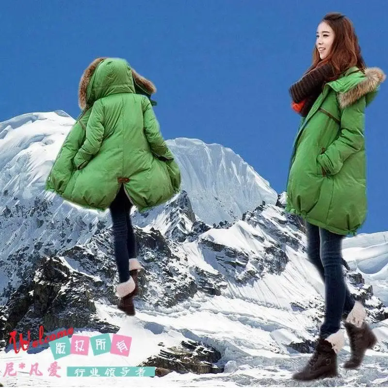 2016 Новая Корейская Мода Материнства Зимнее Пальто Меховой - Цена: 5 328,07 руб.