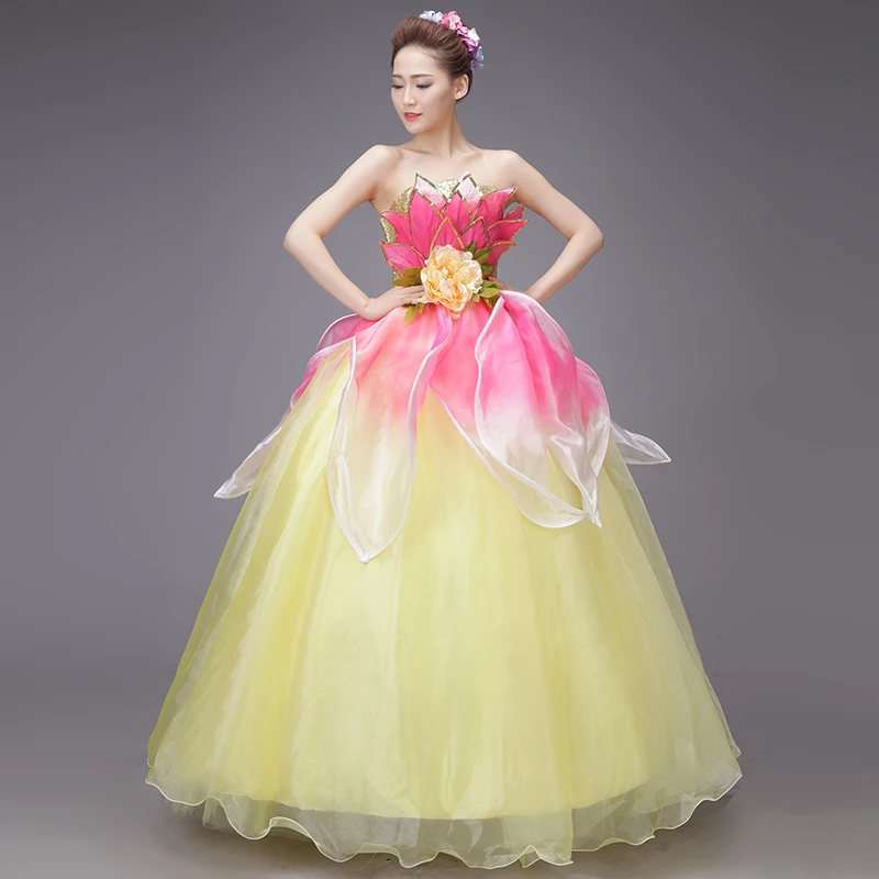 Новое платье для выступлений на сцене длинное вечернее студии Caesu|performance costume|stage