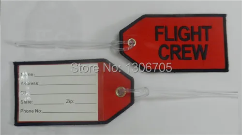 Вышитая бирка для багажа|flight crew luggage|flight crewcrew bag tag |