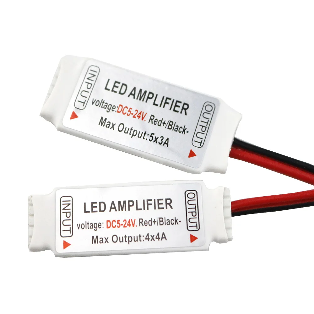 DC5-24V мини led усилитель контроллер для RGB/RGBW/RGB+ CCT RGBWW RGBCW 5050 3528 полосы светильник led полосы Репитер сигнала мобильного телефона аксессуар