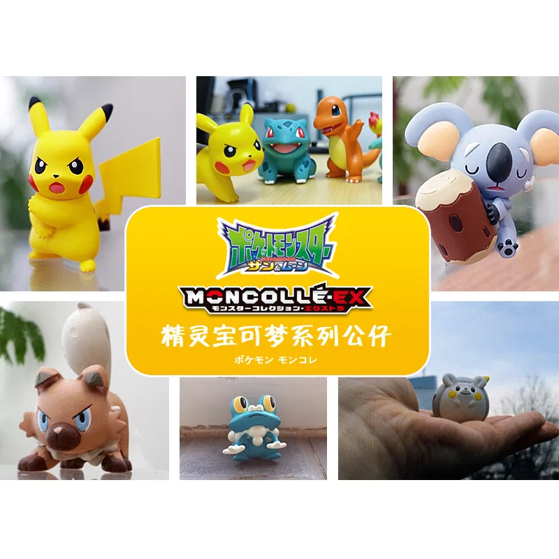 TOMY Pokemon кукла игрушка фигурка модель Пикачу украшение милый питомец детский
