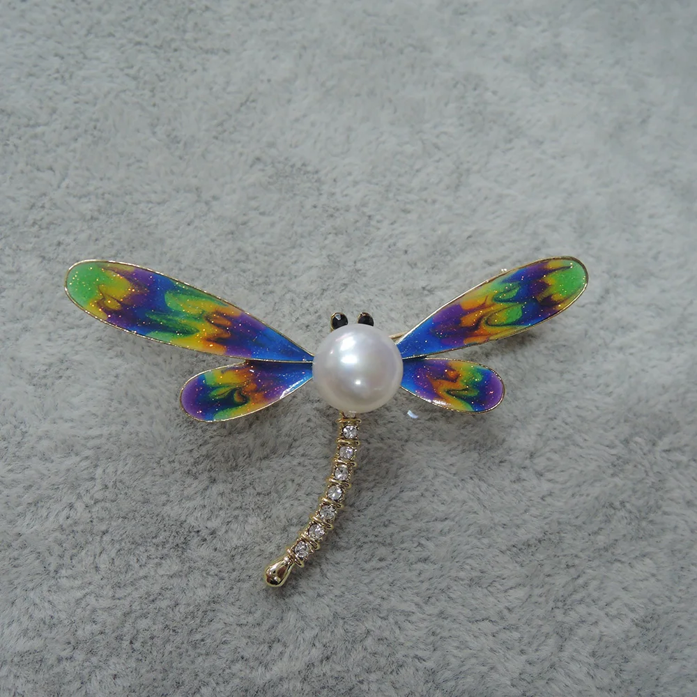 

high quality Flamingo brooch ,100% nature freshwater pearl brooch -very fashion high quality