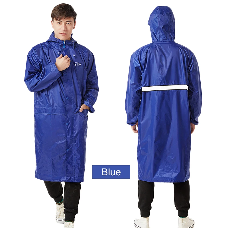 Женский непромокаемый плащ QIAN длинный пончо дождевик для взрослых|poncho rain coat|poncho