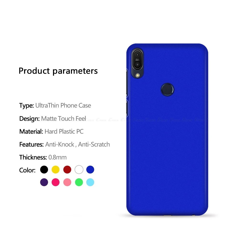 Матовая жесткая задняя крышка для Asus ZenFone Max Pro Plus M2 M1 ZB631KL ZB633KL ZB602KL ZB570TL