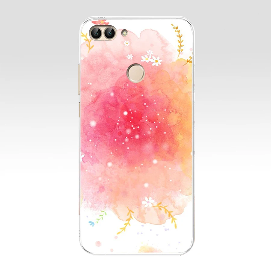 51 B huawei P Smart чехол TPU Мягкий силиконовый прозрачный чехол для телефона huawei P Smart Cover FIG-LX1 Enjoy 7S Чехол - Color: 51