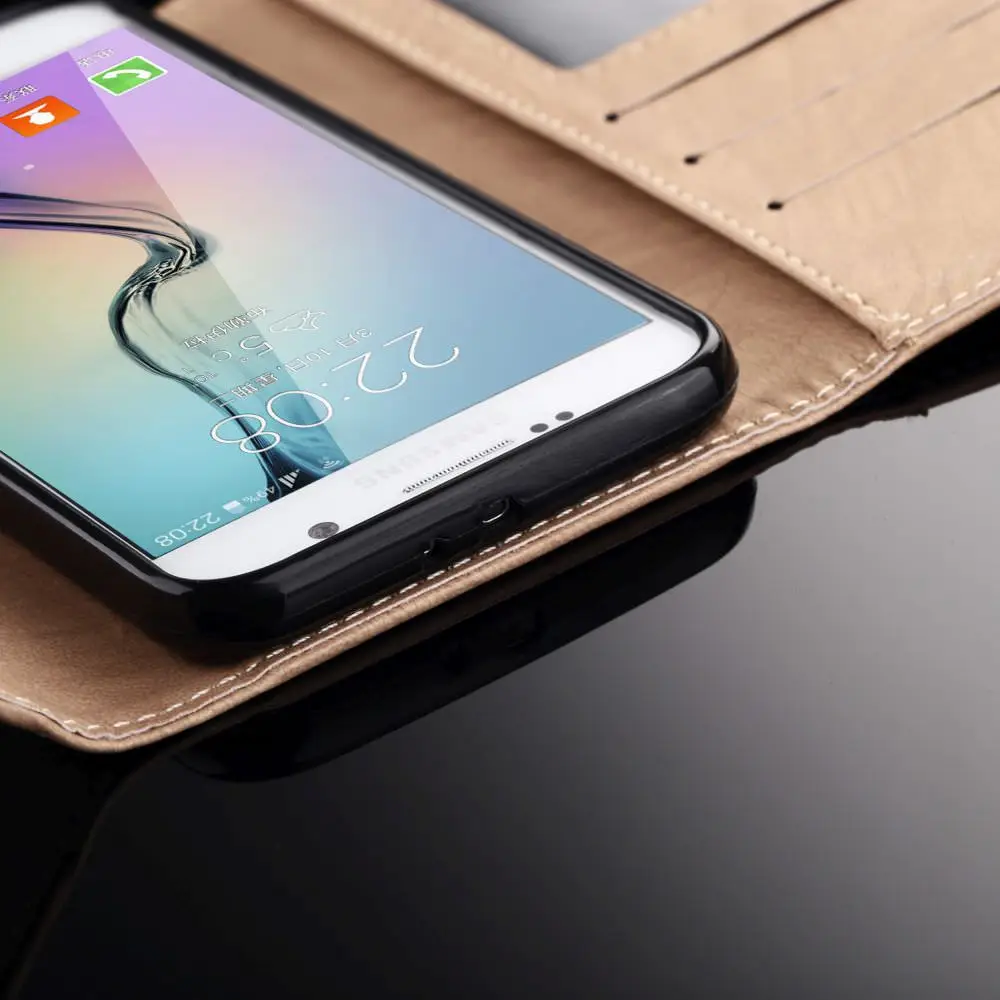 L-FADNUT роскошный элегантный блестящий кожаный чехол-кошелек для samsung Galaxy A3 A5 A7, чехол-книжка для телефона для женщин