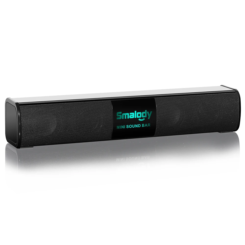 Bluetooth Колонка Smalody портативная беспроводная со светодиодной подсветкой 10