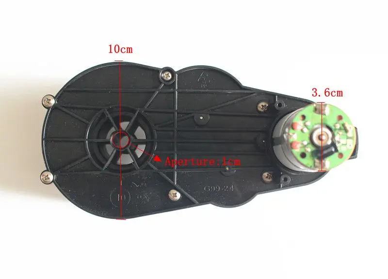 ZLBBM669 Детская электрическая коробка передач для мотоцикла с 6V rs550 мотор пять