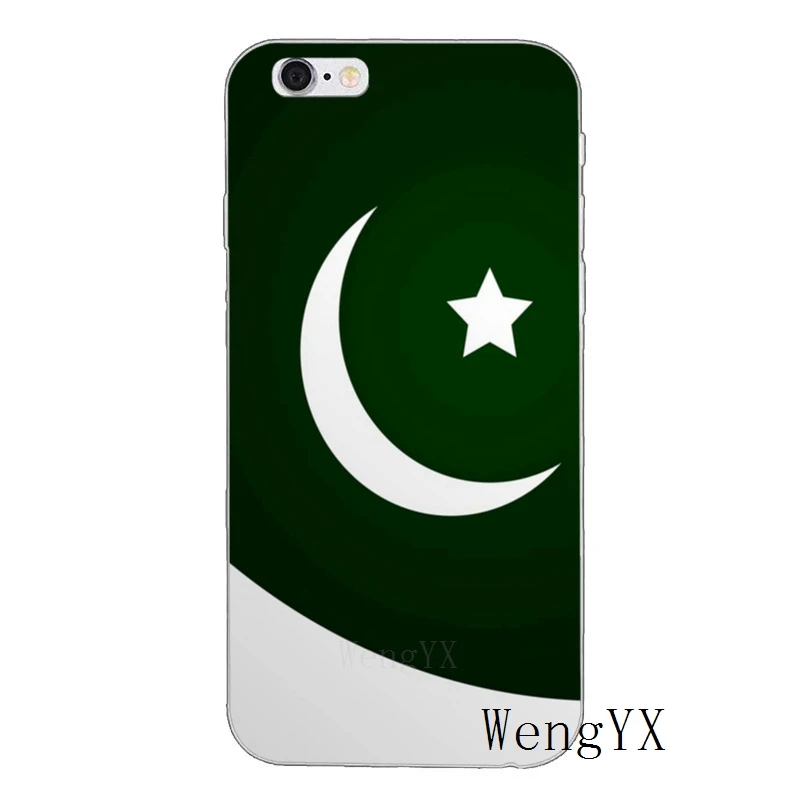 Силиконовый чехол для телефона флаг Пакистана баннер Луна Звезда для iPhone XR X XS Max 8 7 6s 6 plus SE 5s 5c 5 iPod Touch