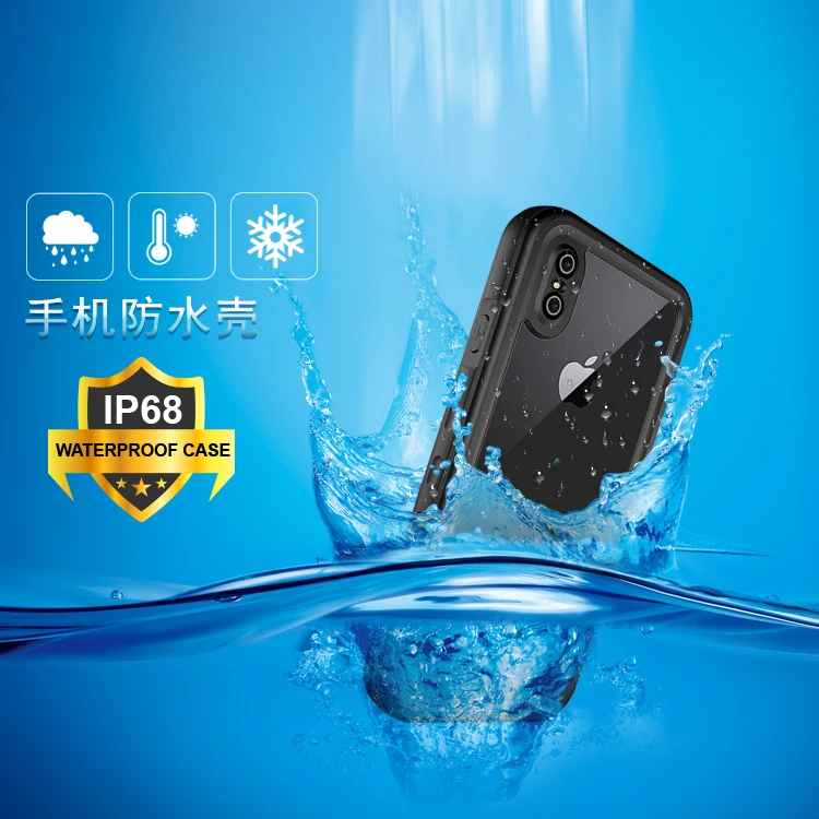 Водонепроницаемый чехол для iPhone X XS Max XR противоударный плавания и дайвинга 6 6S 7 8