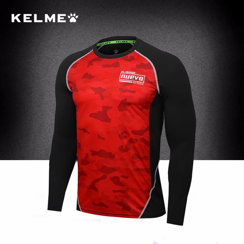 KELME облегающие шорты для бега для мужчин Спортивные Компрессионные тренировочные дышащие быстросохнущие эластичные Короткие штаны для фитнеса K15Z706