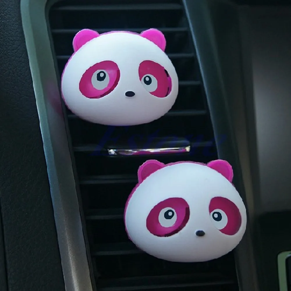 

2x Auto Dashboard Air Freshener blink Panda Perfume Diffuser HOT ITEM for Car