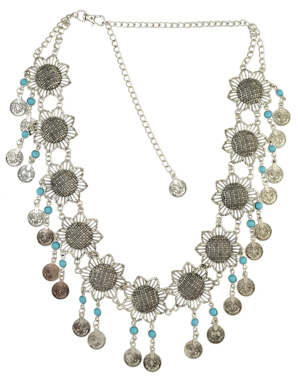 Цыганский цвет монета кисточкой Танец сексуальный живот цепочка для тела на