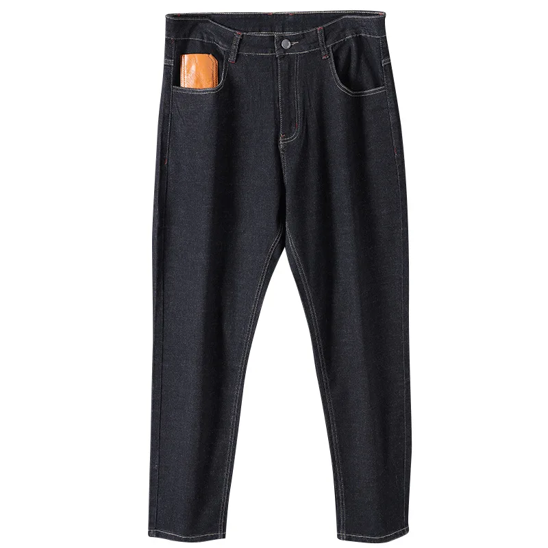 Мужские свободные джинсы в стиле хип хоп повседневные брюки для скейтборда