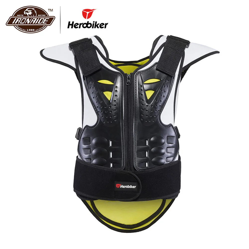 HEROBIKER мужской женский мотоциклетный жилет для мотокросса жилет унисекс мотоциклетный Броня мото Защитное снаряжение жилет протектор
