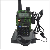 camouflage baofeng radio dualband uv 5r walkie talkie dual display 136 174400 520mhz two way radio with free earpiece bf uv5r