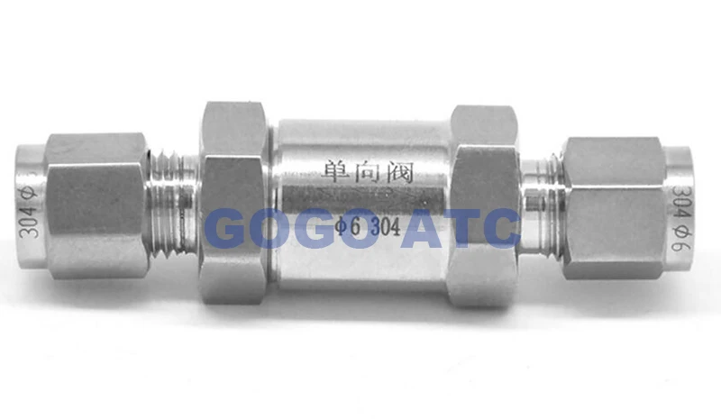 Высококачественный контрольный клапан 3 6 8 10 мм 1/8 &quot1/4&quot 3/8 &quot1/2&quot твердая