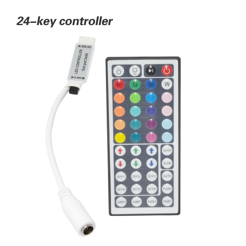 Аксессуары для осветительных лент 10Key 17Key 20Key Led контроллер Диммер 24Key 44Key 5050 5630 3528
