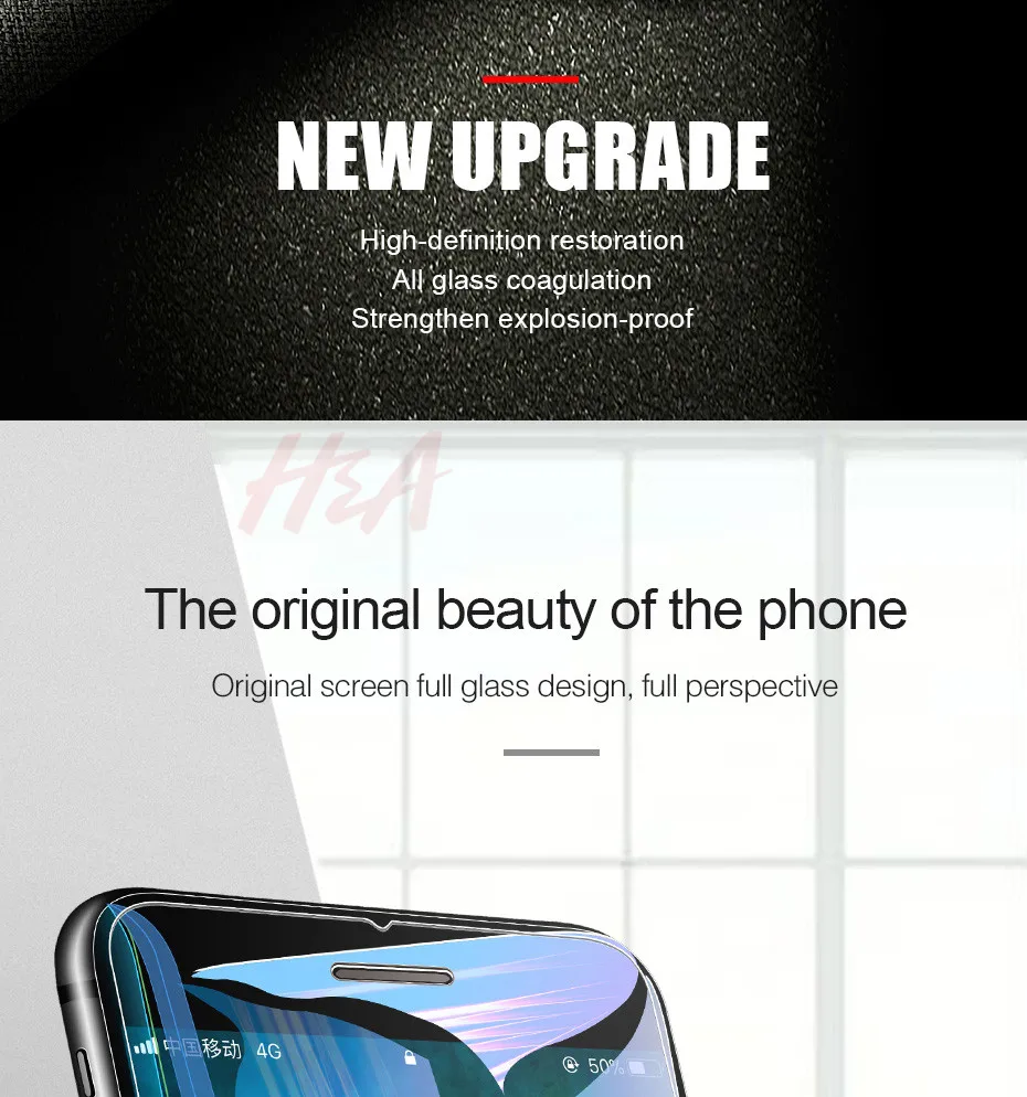 H& A 3 шт Защитное стекло для Apple iPhone 7 8 6 6s Plus закаленное стекло для iPhone X XS MAX XR 5 5S SE Защитная крышка для экрана