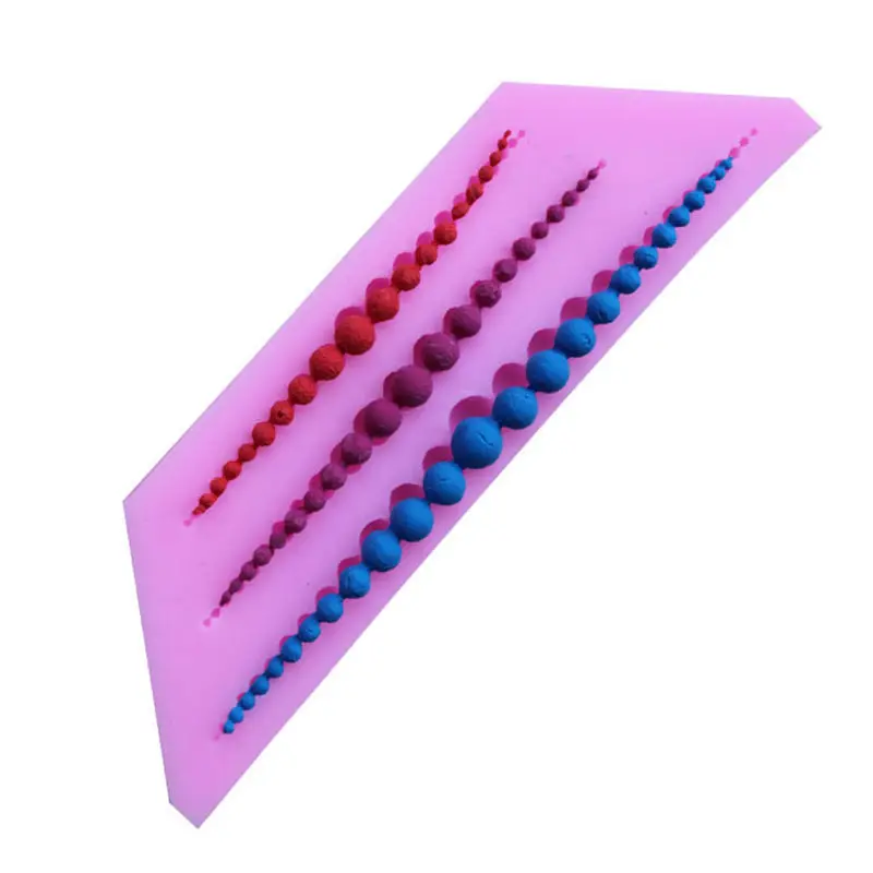 Жемчужная струна силиконовая форма торт шоколадный инструмент для украшения