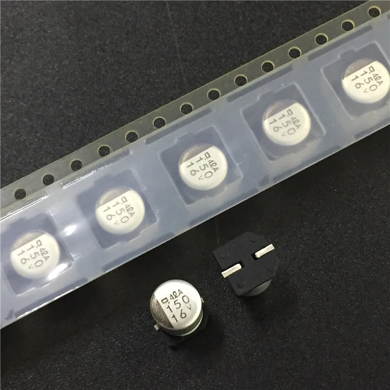 10 шт. 150 мкФ 16В NIPPON NCC MVA серия 6 3x7 7 мм 16V150uF SMD алюминиевый электролитический