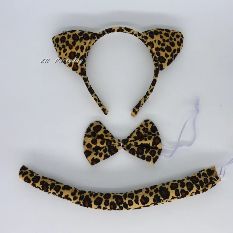 1 PC Sexy Leopard Plush Headband Cute Cat Ear Hair For Women Girls Headwear Easter Party home decor birthday|Сувениры для