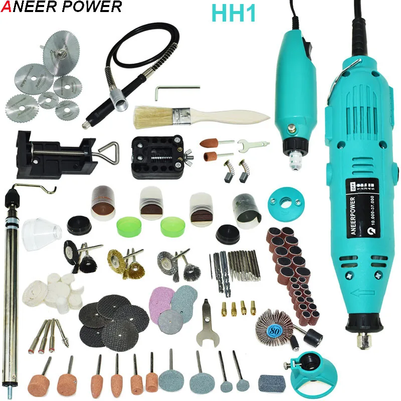 HH1 Стильная Новинка Dremel гравировальная ручка электрическая дрель DIY дрель Электрический Роторный инструмент шлифовальная машина Мини дрель мини-мельница шлифовальный станок 180 Вт - Цвет: HH1