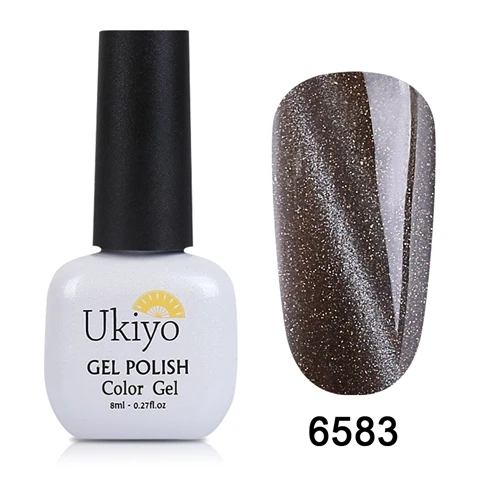 6583 Ukiyo 8 мл кошачий глаз УФ-гель для ногтей стемпинг для украшения ногтей DIY Nagellak магнитная палочка Лаки полуперманентный лак Гибридный лак - Цвет: 6583