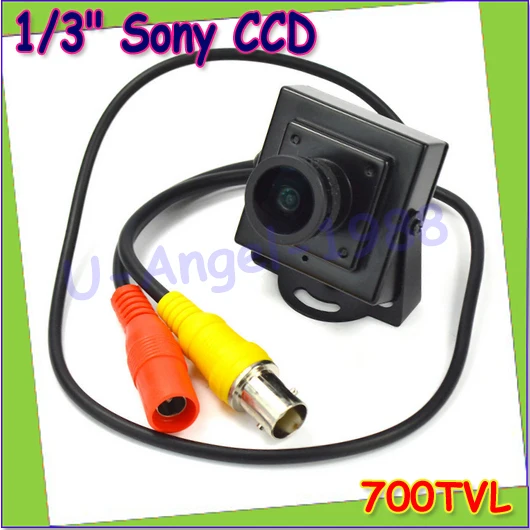 Оптовая продажа 1 шт. Лидер продаж Мини HD 700TVL 1/3 &quotSony CCD 2.1 мм Широкий формат