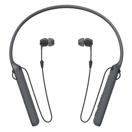 Оригинальные беспроводные наушники Sony WI C400 вкладыши с круглым вырезом черные