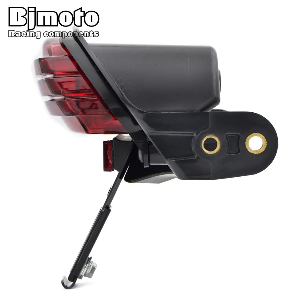 BJMOTO красный трехполосный светодиодный задний фонарь стоп сигнал подсветка