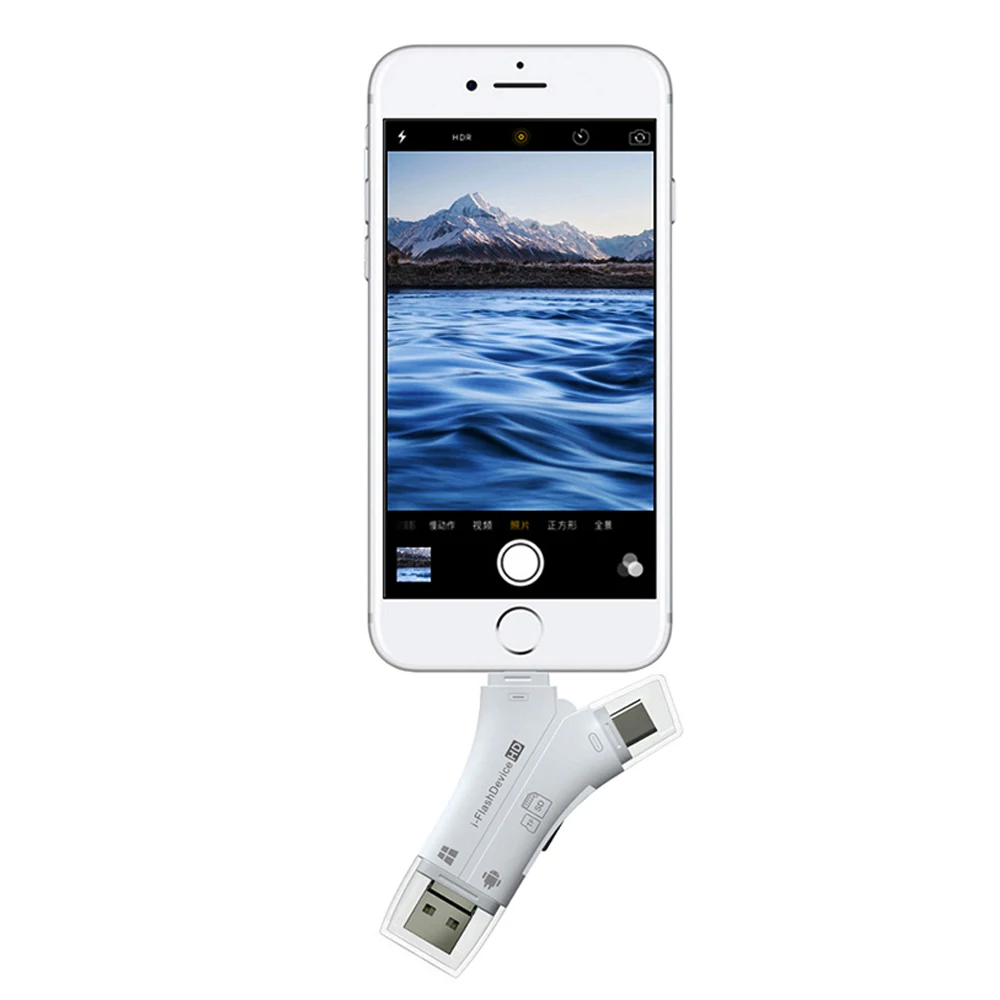 Кардридер Deepfox Type c/Lightning/Micro USB/USB 2 0 адаптер для Android iPad/iPhone OTG|Картридеры| |