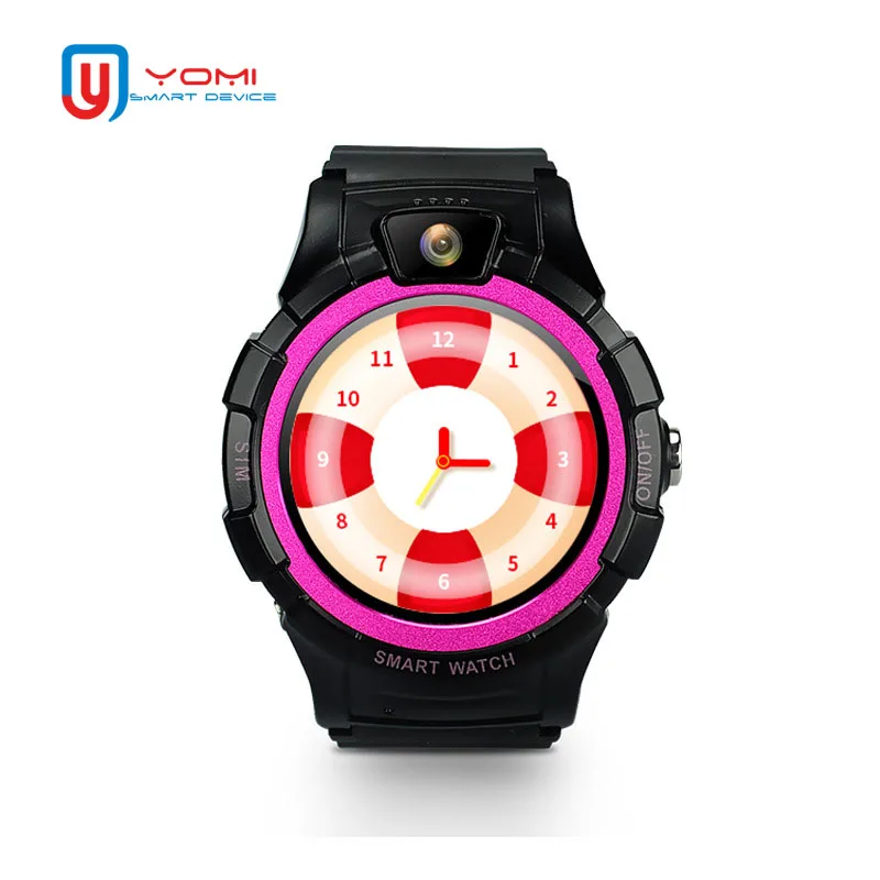 Детские Водонепроницаемые Смарт часы с круглым экраном и GPS трекером|Смарт-часы| |