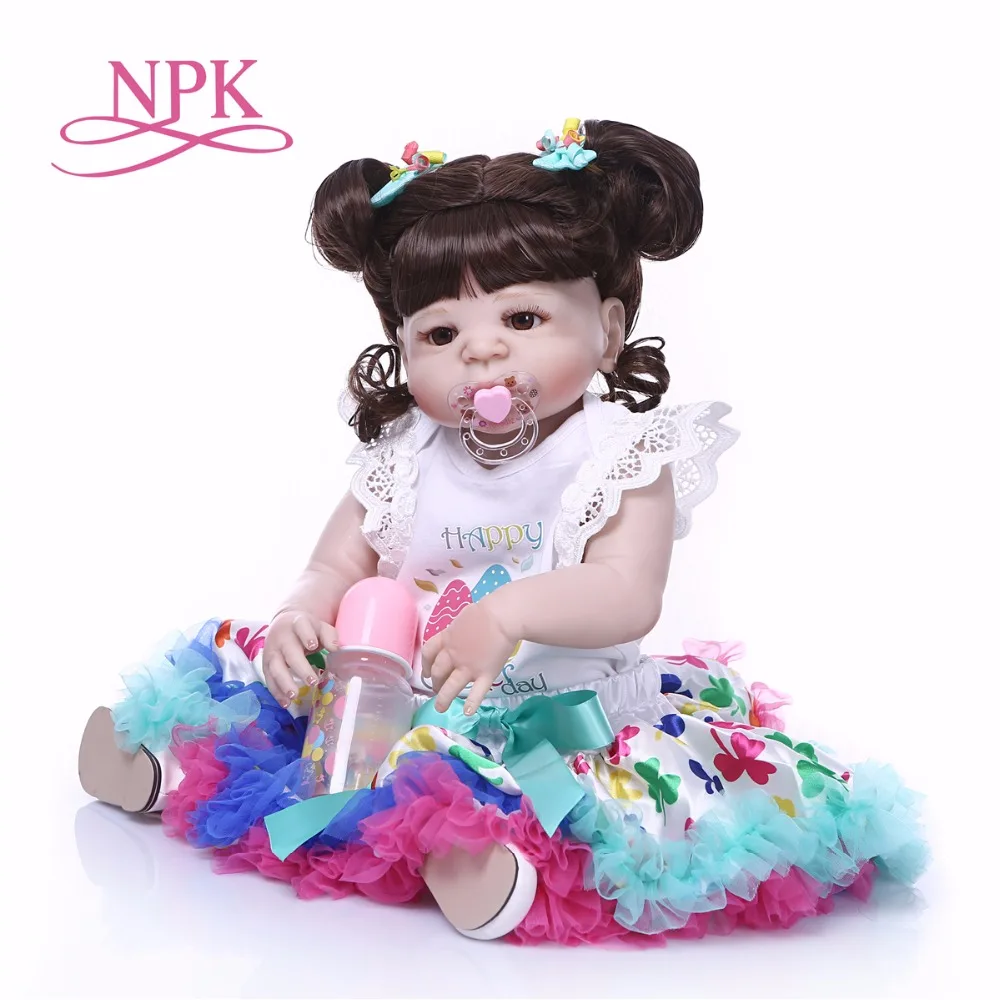 NPK 57 см Новое поступление куклы Новорожденные девочки игрушка полностью