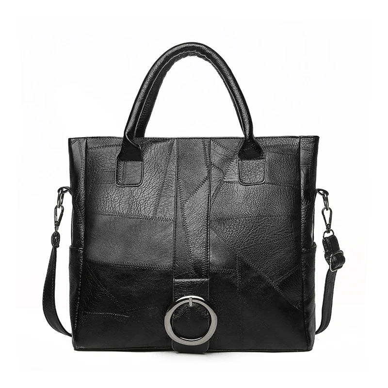IDUNBAG, роскошные большие сумки, женские сумки, дизайнерские, 3 комплекта, сумки высокого качества, наборы сумок, женские сумки через плечо, кошельки и сумки, черные - Цвет: Black1