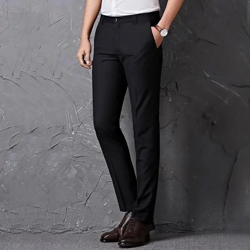 Caballero Vestir hombre De Люкс платье Формальные Pantalon Homme Классик денди офис для мужчин лето