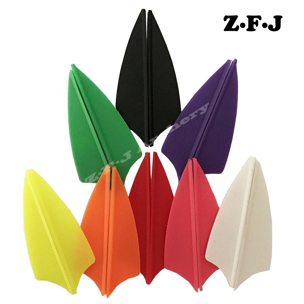 50Pcs 1.75" Archery Arrow Feathers Compound Bow Recurve Vanes Accessories Crossbow Hunting caza|arrow feather|archery arrow feathersbow recurve |